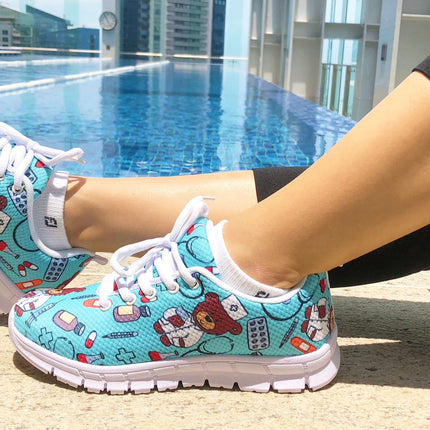 Bear Nurse Sneakers Light Blue