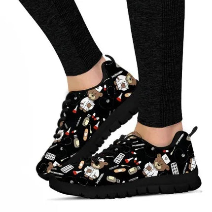 Bear Nurse Sneakers Black