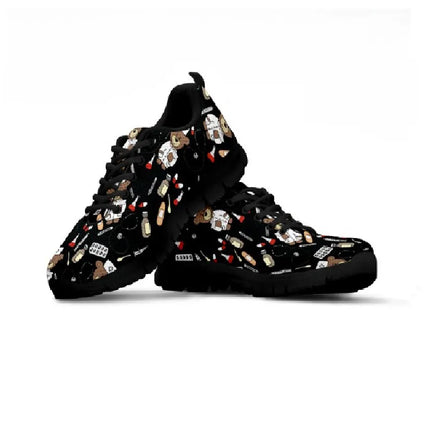 Bear Nurse Sneakers Black