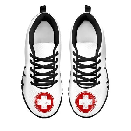 Nurse-Medical Symbol Mesh Sneakers