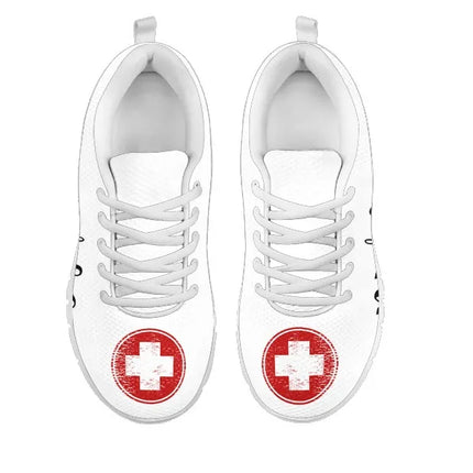 Nurse-Medical Symbol Mesh Sneakers