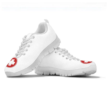 Nurse-Medical Symbol Mesh Sneakers