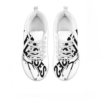 Women's White Nurse Sneakers With Nurse Logo